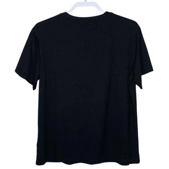 AG Adriano Goldschmied T-Shirt Small Black Grunge Artsy Abstract Designer NEW - Picture 2 of 7